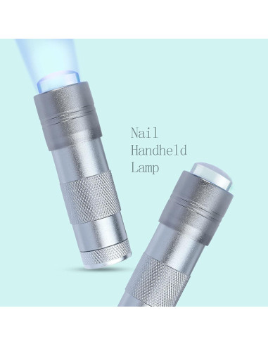 Luz UV de Uñas de Mano Mezerdoo con Estampador y 12 LED