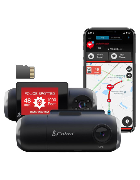 Cámara de Tablero Inteligente Cobra SC 201 Full HD GPS WiFi Cámara de Tablero Inteligente Cobra SC 201 Full HD GPS WiFi