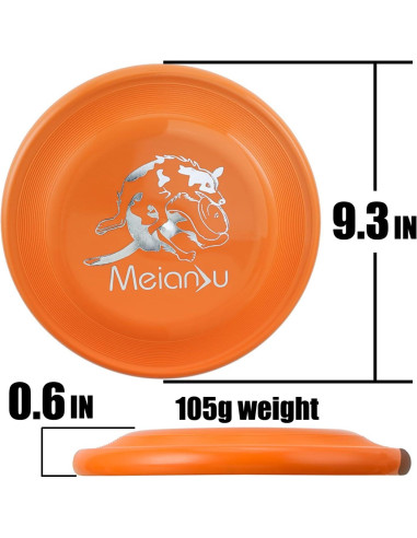Disco Volador Deportivo iDotha 23,62 cm Naranja