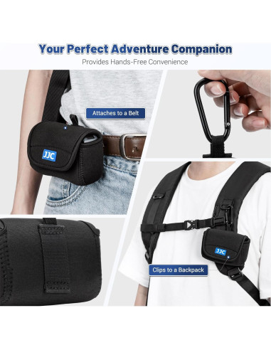 Funda de Transporte JJC para Cámaras de Acción Neopreno