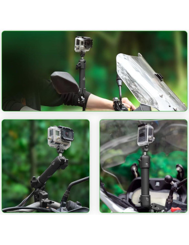 Soporte de Cámara FANAUE Super Clamp para Bicicleta y Motocicleta