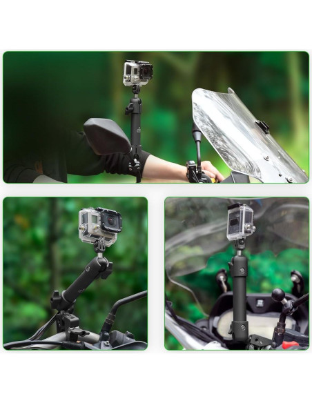 Soporte de Cámara FANAUE Super Clamp para Bicicleta y Motocicleta Soporte de Cámara FANAUE Super Clamp para Bicicleta y Motocicleta