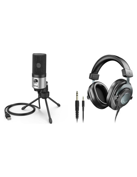 Micrófono USB FIFINE K669S + Auriculares Monitor H8 3.5mm/6.35mm Micrófono USB FIFINE K669S + Auriculares Monitor H8 3.5mm/6.35mm