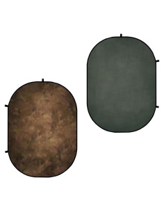 Fondo Colapsable Plegable Kate 1.5m x 2.0m Marrón/Verde