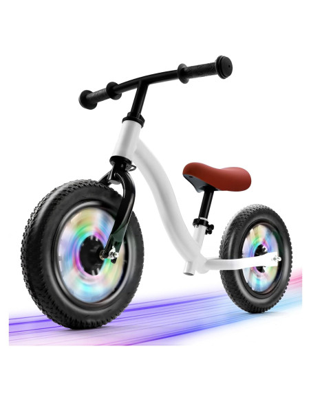 Bicicleta de Equilibrio Pequeña Paloma 11" Ruedas Iluminadas Bicicleta de Equilibrio Pequeña Paloma 11" Ruedas Iluminadas