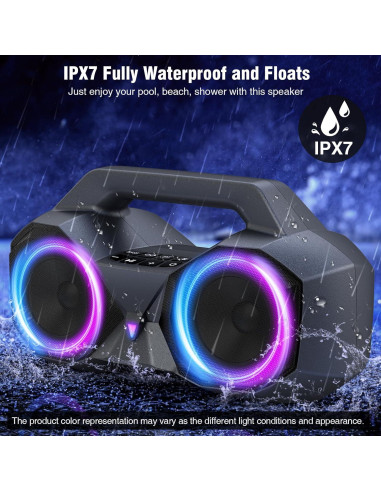 Altavoz Bluetooth KMAG HB1 80W Impermeable IPX7 20H Portátil