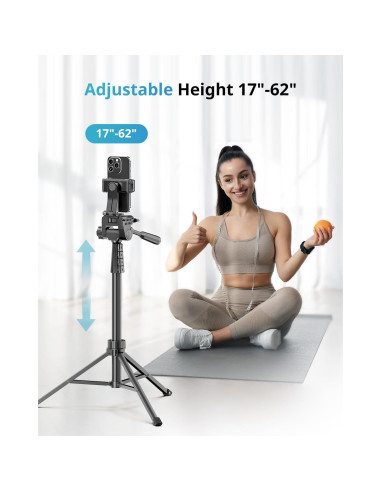UBeesize Luz de Anillo RGB 30 cm con Trípode 157 cm