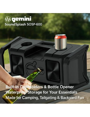 Altavoz Bluetooth Flotante Gemini SoundSplash 300W IP67 24h