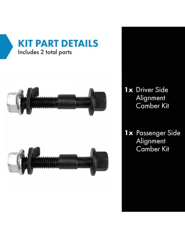 Kit de Camber de Alineación TRQ para Suspensión 12mm
