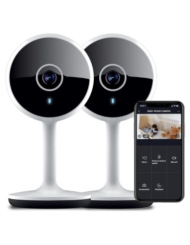 Cámaras de Seguridad Geeni Vivid 1080p HD Paquete de 2