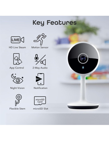 Cámaras de Seguridad Geeni Vivid 1080p HD Paquete de 2