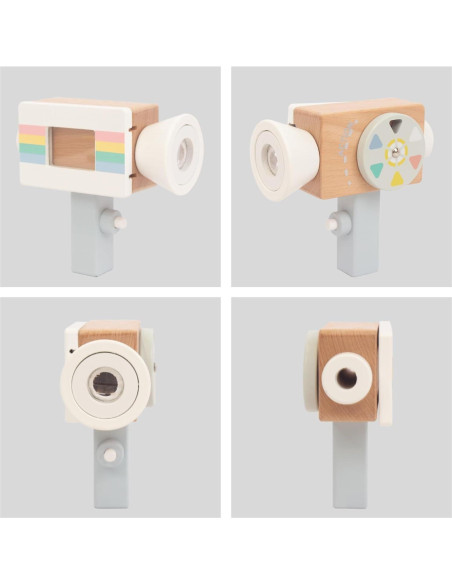 Cámara de Video de Madera para Niños WoodenEdu 13.2x5.6cm Cámara de Video de Madera para Niños WoodenEdu 13.2x5.6cm