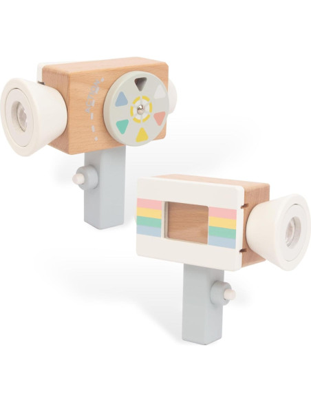 Cámara de Video de Madera para Niños WoodenEdu 13.2x5.6cm Cámara de Video de Madera para Niños WoodenEdu 13.2x5.6cm