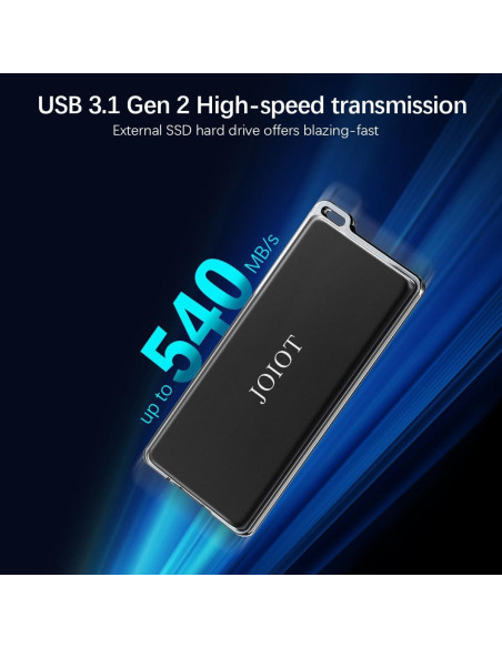 Disco Duro Externo SSD 250GB JOIOT X3U, USB 3.1 Gen 2 Disco Duro Externo SSD 250GB JOIOT X3U, USB 3.1 Gen 2