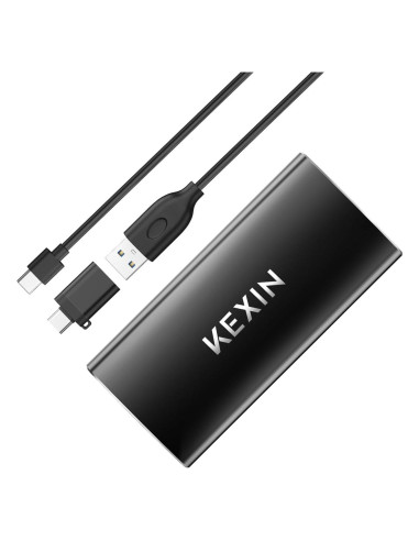 KEXIN Disco Duro SSD Externo 256GB USB 3.1 Portátil