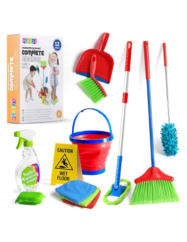 Juego de Limpieza para Niños Play22 12 Piezas - Juguete Educativo