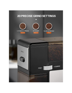 Molino de Café Eléctrico Reemix BRL-3062 Ajustable 1.31kg 2