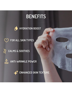 Mascarilla Facial de Colágeno Eve Hansen - Hidratante 5 Pzas 2