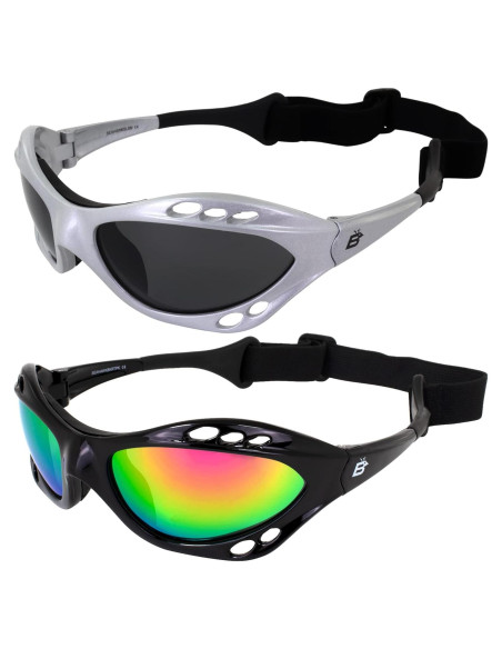 Gafas de sol polarizadas Birdz Seahawk - 2 pares para deportes acuáticos Gafas de sol polarizadas Birdz Seahawk - 2 pares para deportes acuáticos