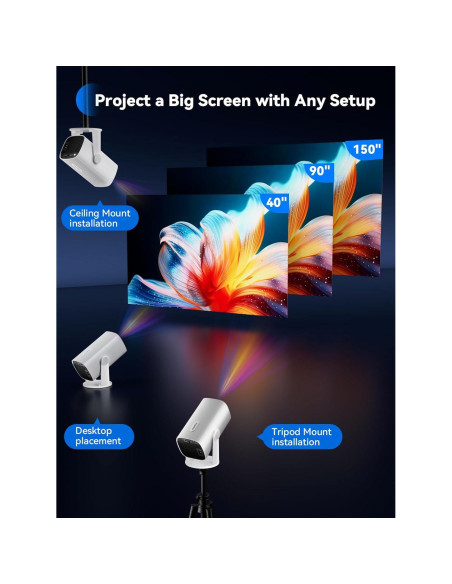 Mini Proyector SOOMFON SK1 1080P Bluetooth Portátil 0.59 kg Mini Proyector SOOMFON SK1 1080P Bluetooth Portátil 0.59 kg