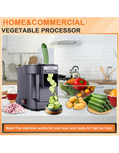 Cortador de Verduras Automático YMJOINMX 3 en 1 Acero Inoxidable