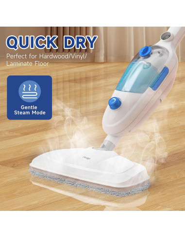 Mopa de Vapor Neugo 1200W 10 en 1 Ajustable 450ml
