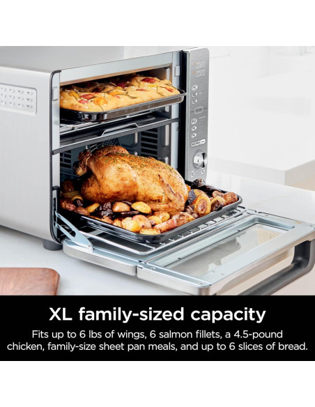 Horno de Encimera Ninja DCT651 XL 12-en-1 Acero Inoxidable Horno de Encimera Ninja DCT651 XL 12-en-1 Acero Inoxidable