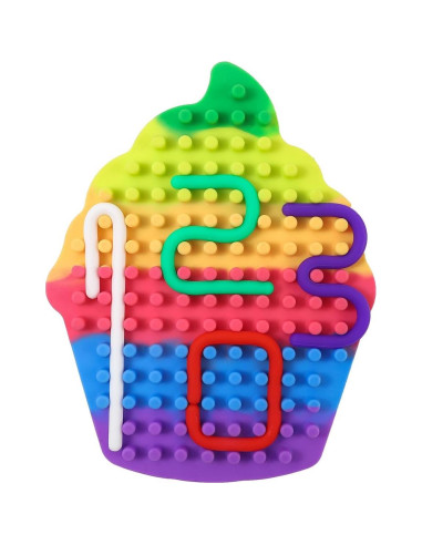Tablero Sensorial de Silicona Limpskys 19.6x17.8 cm 18 Cuerdas
