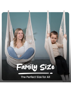 Columpio Sensorial Abby & Noah Grande 137x193 cm 136 kg 2