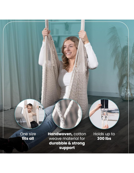 Columpio Sensorial Abby & Noah Grande 137x193 cm 136 kg Columpio Sensorial Abby & Noah Grande 137x193 cm 136 kg