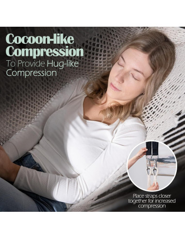 Columpio Sensorial Abby & Noah Grande 137x193 cm 136 kg