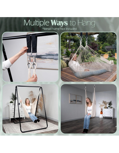 Columpio Sensorial Abby & Noah Grande 137x193 cm 136 kg