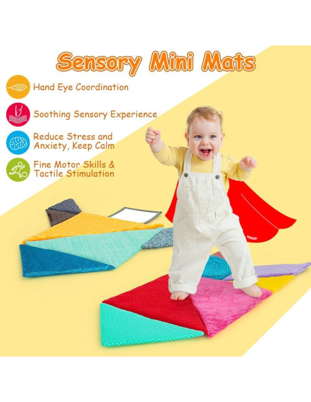 Alfombrillas Sensoriales 14 Piezas Teytoy para Bebés 0+ Alfombrillas Sensoriales 14 Piezas Teytoy para Bebés 0+