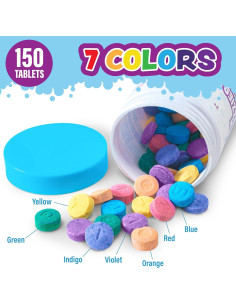 Tabletas Efervescentes para Baño Tub Works 150 Unidades No Tóxicas 2