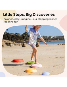 Piedras de Paso Antideslizantes Tiny Land 5pcs para Niños 2
