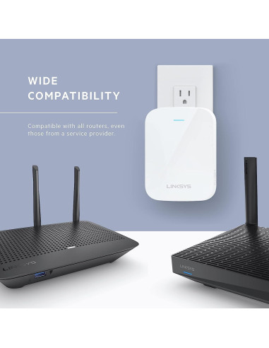 Extensor de Rango Inalámbrico Linksys RE7350 | WiFi 6 | 1.8 Gbps