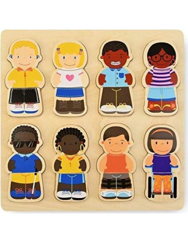 Puzzle de Madera Discovery Toys We All Belong 24 Piezas 28x28cm