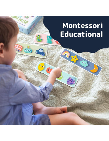 Rompecabezas de Madera Prextex 33 Piezas para Niños 18+ Meses