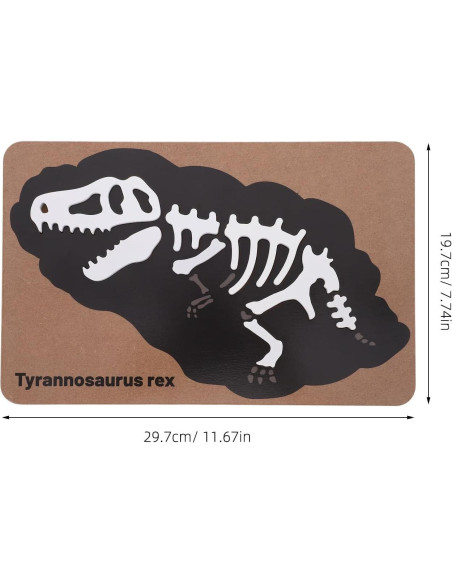 Rompecabezas de Dinosaurio de Madera HEMOTON 29.7x19.7 cm Rompecabezas de Dinosaurio de Madera HEMOTON 29.7x19.7 cm
