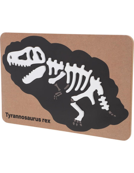 Rompecabezas de Dinosaurio de Madera HEMOTON 29.7x19.7 cm Rompecabezas de Dinosaurio de Madera HEMOTON 29.7x19.7 cm