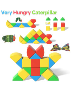 Bloques Magnéticos Veneibe 48 PCS Juguetes Educativos 3D 2