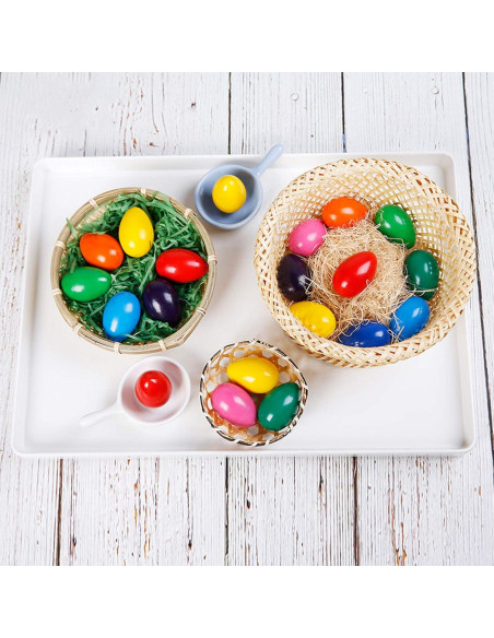 Crayones en forma de huevo AMINFUN 9 colores lavables para niños Crayones en forma de huevo AMINFUN 9 colores lavables para niños