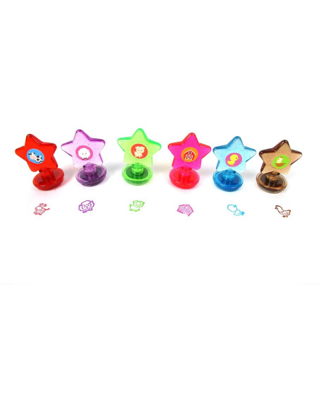 Crayones Apilables 24 Pcs TINYMILLS Animales de Granja con Sello Crayones Apilables 24 Pcs TINYMILLS Animales de Granja con Sello