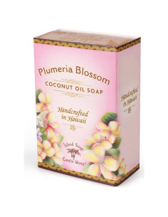 Jabón de Coco Hecho a Mano Island Soap 56.7g Plumeria