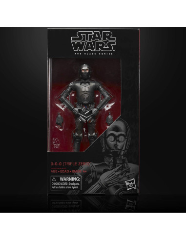 Figura de acción 0-0-0 (Triple Cero) Star Wars La Serie Negra