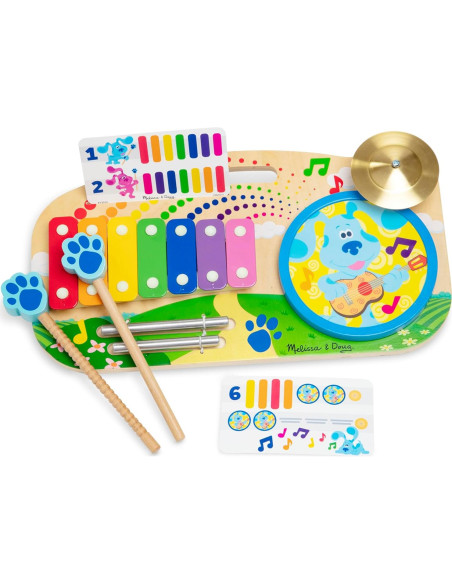 Tablero de Música de Madera Melissa & Doug con 5 Instrumentos Tablero de Música de Madera Melissa & Doug con 5 Instrumentos