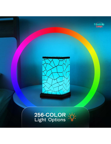 Lámpara de Amistad Wi-Fi LED Táctil - Juego de 2 Colores Lámpara de Amistad Wi-Fi LED Táctil - Juego de 2 Colores