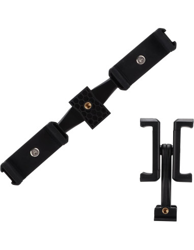 Adaptador de Montaje para Trípode Beufee Doble Teléfono