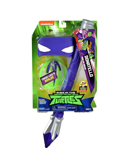Bastón Tech-Bo Donatello Tortugas Ninja 46 cm con Máscara Bastón Tech-Bo Donatello Tortugas Ninja 46 cm con Máscara