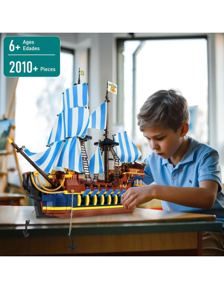 Barco Pirata YESHIN 7039 - Set de Construcción 2010 Piezas Barco Pirata YESHIN 7039 - Set de Construcción 2010 Piezas